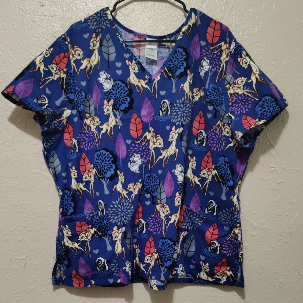 Disney Bambi Scrub Top - 3x